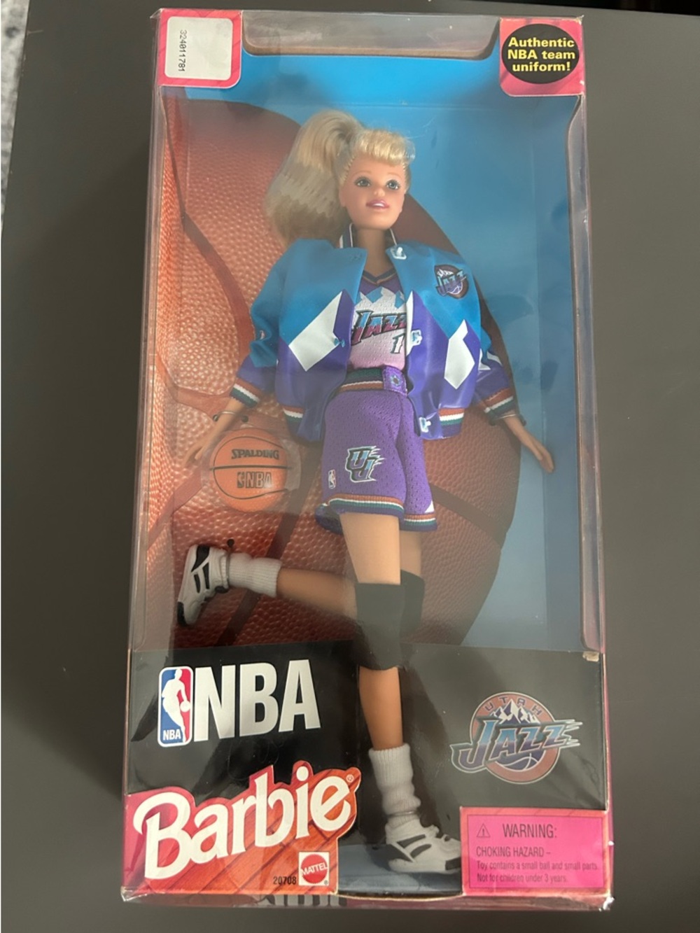 1998 Mattel NBA Utah Jazz Barbie doll